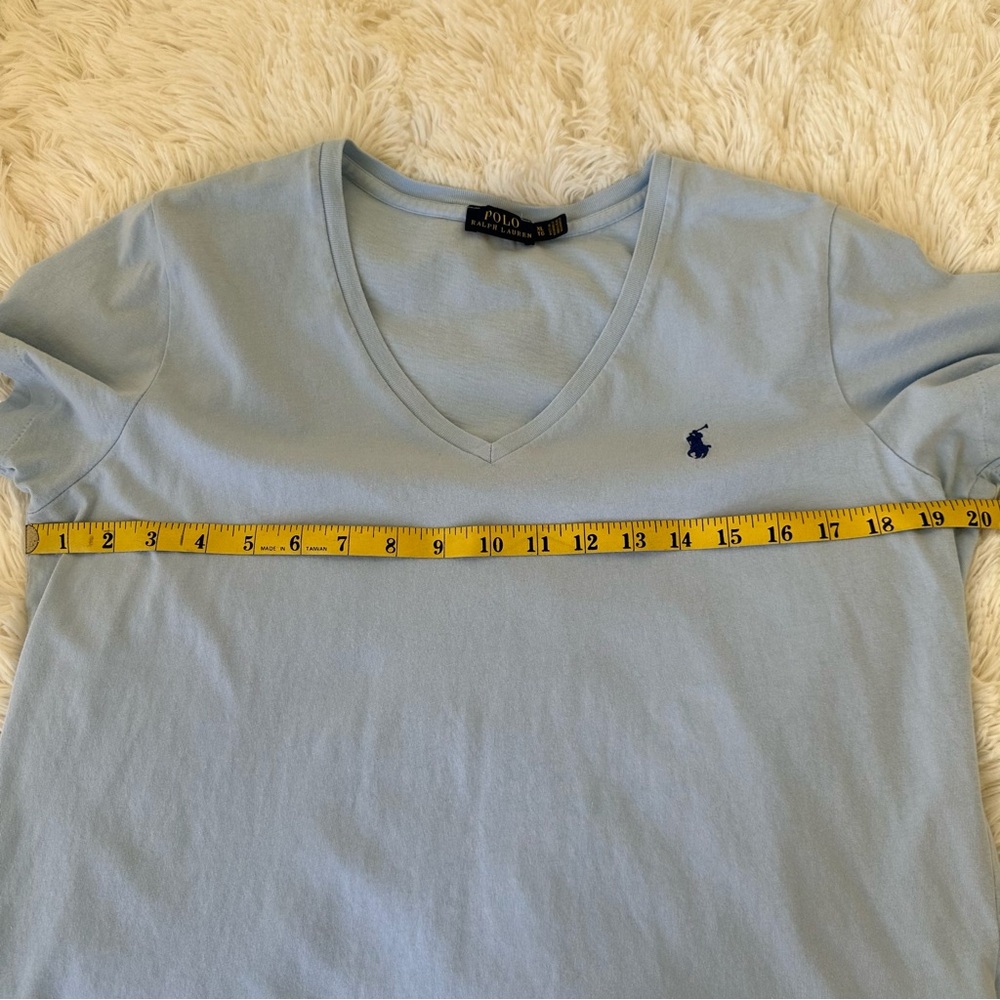POLO Ralph Lauren Women’s Blue Short Sleeve Tee Size: XL - Picture 6 of 8